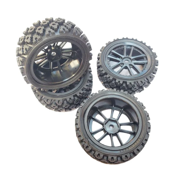 Eco-Friendly Maxbell 1 10 Scale RC Tyres Wheel Tires Replace Part for DIY Accs Vehicle Parts Style B Specialty
