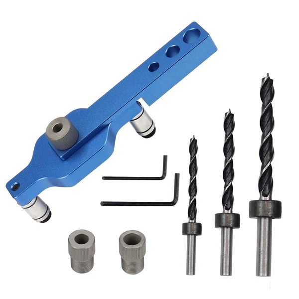 Elegant Maxbell Dowel Drill Joinery Kits 6 8 10mm Drill Bushings for DIY Furniture Carbon Steel Drills Consistent