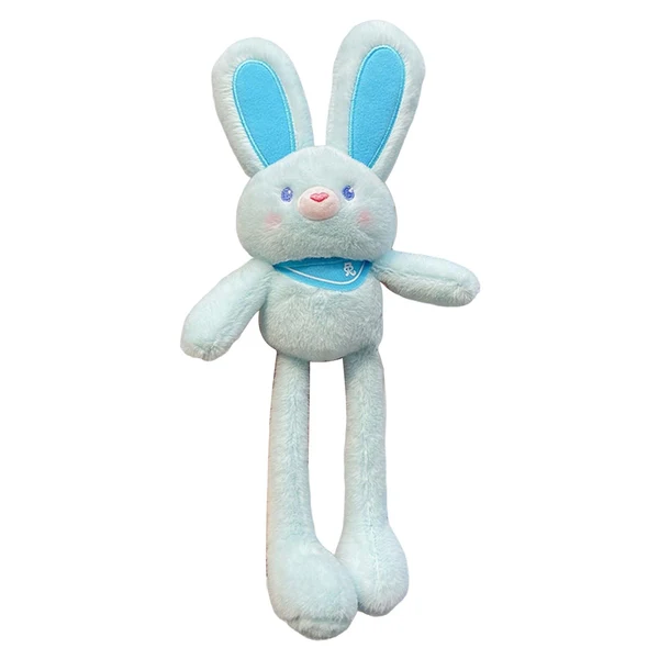 World-Class Maxbell Rabbit Pendant bag Pendant Key Rings Ornaments for Prizes Easter Women Blue Sophisticated