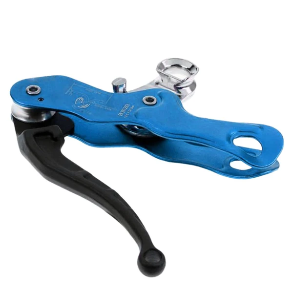 Superior Maxbell Outdoor Rock Climbing Descender Self Braking Rappelling Gear for Downhill Blue Comfortable