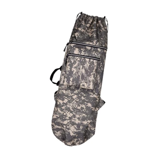 Recyclable Maxbell Skateboard Backpack Bag Adjustable Straps Skate Pouch Longboard Carry Case Gray Relaxed