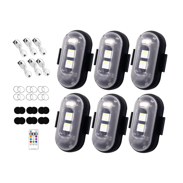 Healthy Maxbell Drone Strobe Lights Lightweight Practical for Bicycles Cars Motorcycles 1 drag 6 Expertly Made