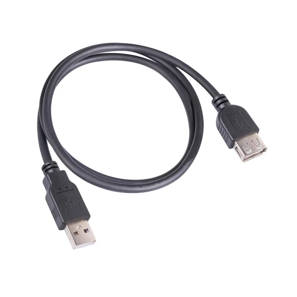 Durable Maxbell USB 2.0 Extension Cable Double USB Port Data Transmission Line for hard disks 60cm Pure