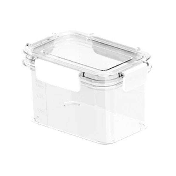 Smooth Maxbell Clear Airtight Food Storage Container with lock Lids for Ce Rice 0.6L Trusted