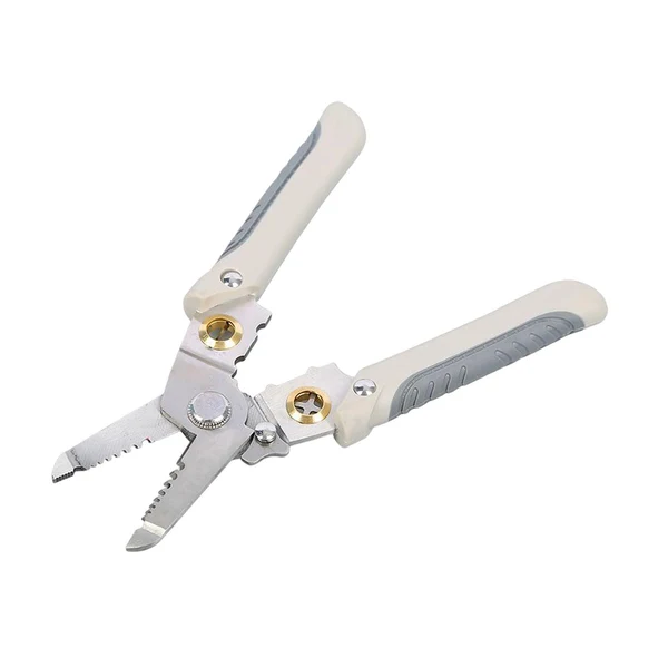 Secure Maxbell Professional Wire 7'' Plier Maintenance Crimping for Machine Repair Argent Contemporary