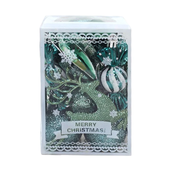 Organic Maxbell 22x Christmas Decorative Balls Pendants Ornaments for Xmas Indoor Home Green Prestigious