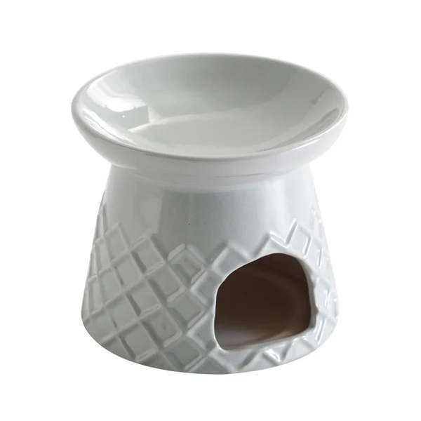 Clean Maxbell Porcelain Oil Burner Aroma Diffuser Tealight Candle Holder Housewarming Gift Solid