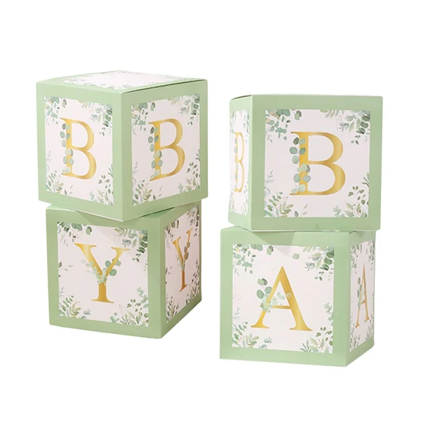 Elite Maxbell 4x Baby Boxes Reusable Balloons Boxes for Xmas Holiday Photography Props Green Outstanding