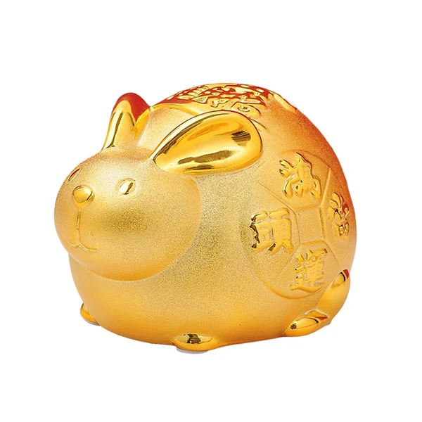 Genuine Maxbell Lucky Rabbit Money Bank Animal Figurine Statue for Holiday Home Decor Office 7 Inch Fine