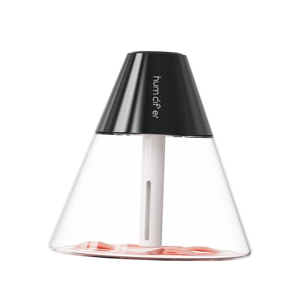 High-Grade Maxbell Mist Humidifier with Lights Mist Spray 2 Mist Modes for Indoor Home Decor Black Crafted