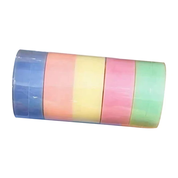 Practical Maxbell 5Pcs Sticky Ball Rolling Tape Decorative Candy Color for Party Children Prestigious