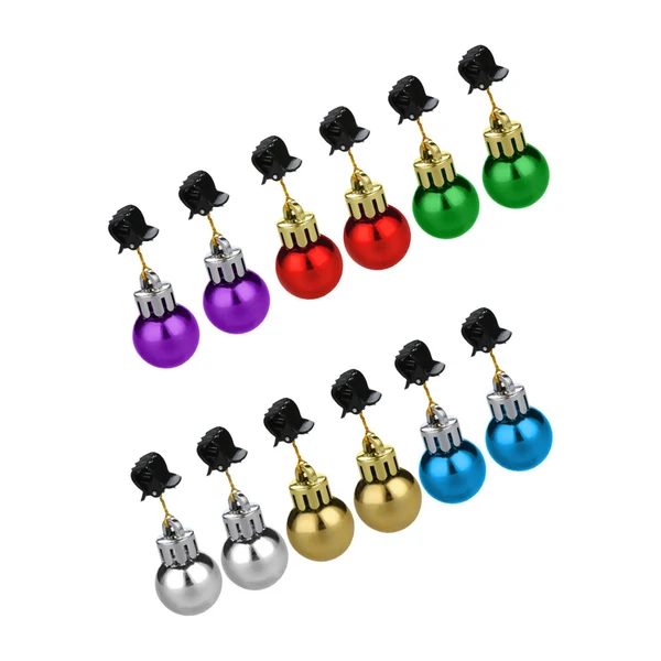 Superior Maxbell Mustache Ornament Mini Christmas Beard Clip Unisex Wear Size 0.8x2inch 12 Balls Sustainable