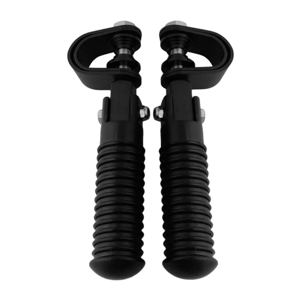 Durable Maxbell 2x Motorcycle 7 8 Crash Bar Highway Footpegs Accessory Universal 22mm Black Stylish
