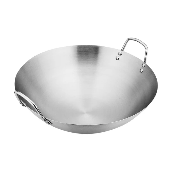 Excellent Maxbell Steel Saute Pan Double Handle Utensils Portable Thickened for Household BBQ 28cm Sustainable