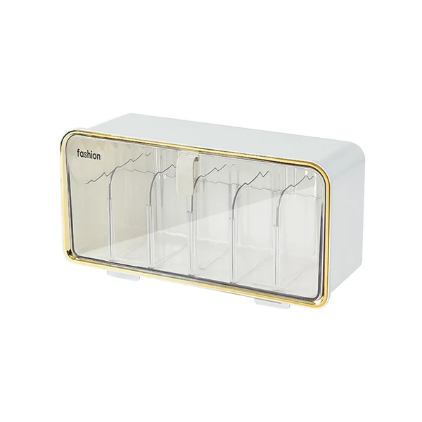 Dependable Maxbell Ties Underwear Sock Organizer Box Transparent Wall Hanging Accessories White Flexible