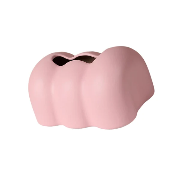 Artisan Maxbell Tissue Cover Tissue Storage Boxes Donut Shape for Household Pink Effective
