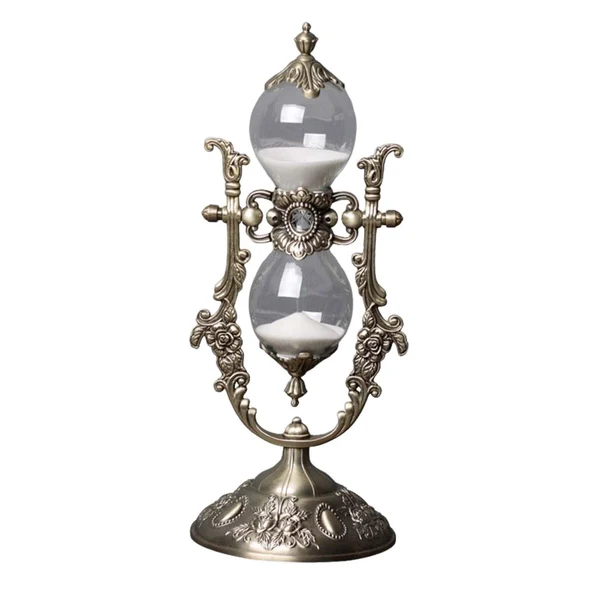 Refined Maxbell Hourglass Sandglass Centerpiece Desk Craft Decorative Home Living Room Artisan