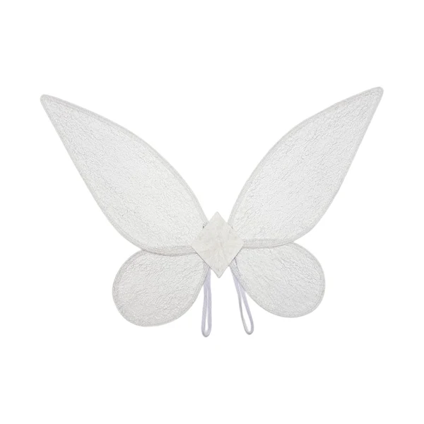 Elegant Maxbell Photo Prop up Fancy Dress Costume Halloween Photo Prop Cosplay Fairy Wing white Smooth