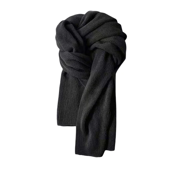 Maxbell Winter Scarf Autumn Fall Comfortable Shawl for Outdoor Sports Hiking Travel Black Powerful