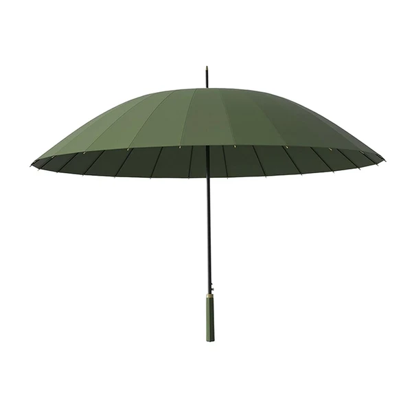 Premium Material Maxbell 16 Ribs Long Handle Umbrella Weatherproof for Short Trips Backpacking Gift Green Selected