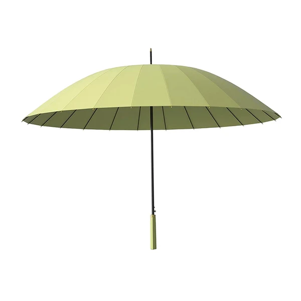Carefully Designed Maxbell 16 Ribs Long Handle Umbrella Weatherproof for Short Trips Backpacking Gift Light Green Effective