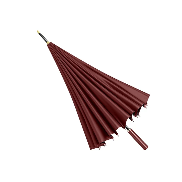 Fine Crafted Maxbell 24 Ribs Straight Handle Umbrella Large Auto Open for Outdoor Fishing Travel Dark Red High-Performance
