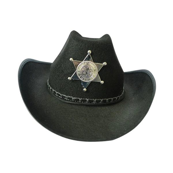 Healthy Maxbell Women Men Western Cowboy Hat Sun Hat with String Jazz Hat Gentleman Hat Black Specialty