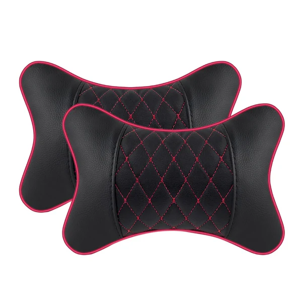 Certified Maxbell 2Pcs Seat Head Cushion Car Accessories Rest Cushion Soft for Car Style F Verified