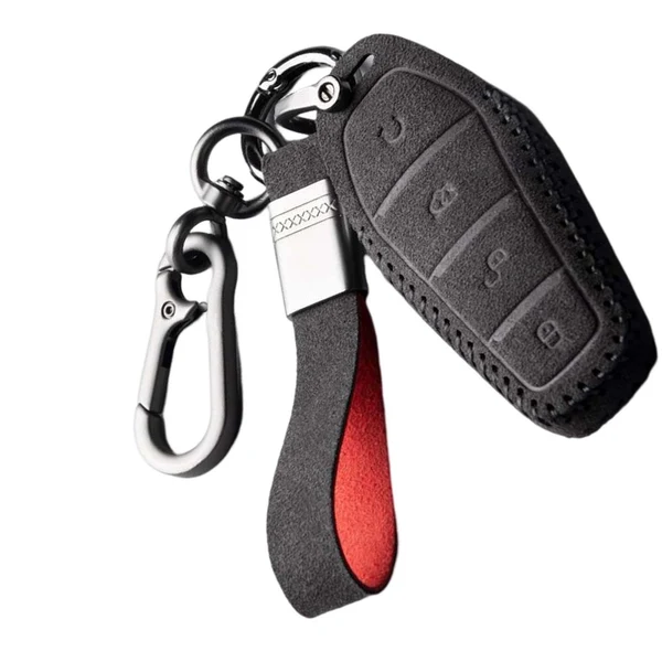 Top-Quality Remote Key Case Cover Fob Men women car PU for Byd Song Plus Dmi Type B Excellent