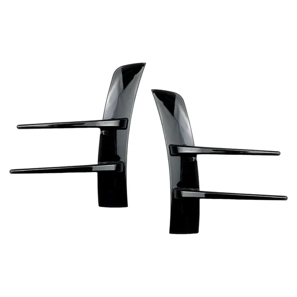 Powerful Maxbell Front Bumper Air Vent Trim Cover Stickers for Mercedes-Benz A-Class Black Specialty