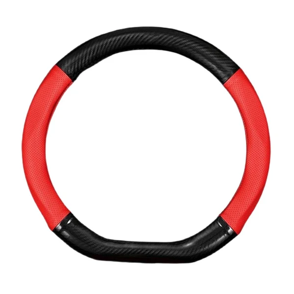 Verified Car Steering Wheel Cover Long Travel Decor for Byd Yuan Plus Black Comfortable