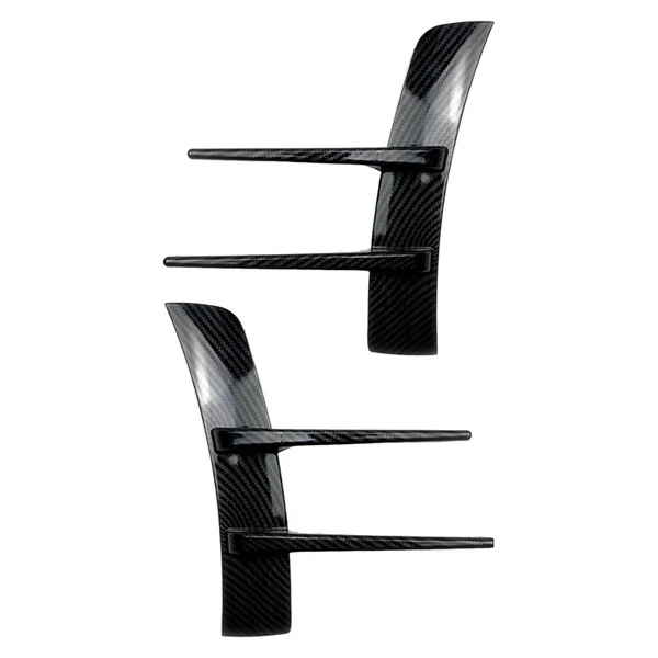 Easy-to-Use Maxbell Front Bumper Air Vent Trim Cover Stickers for Mercedes-Benz A-Class Carbon fiber pattern Environmentally Friendly