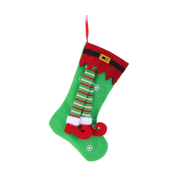 Trendy Maxbell Christmas Stockings Xmas Tree Decorations for Indoor Fireplace Decoration Green Optimized