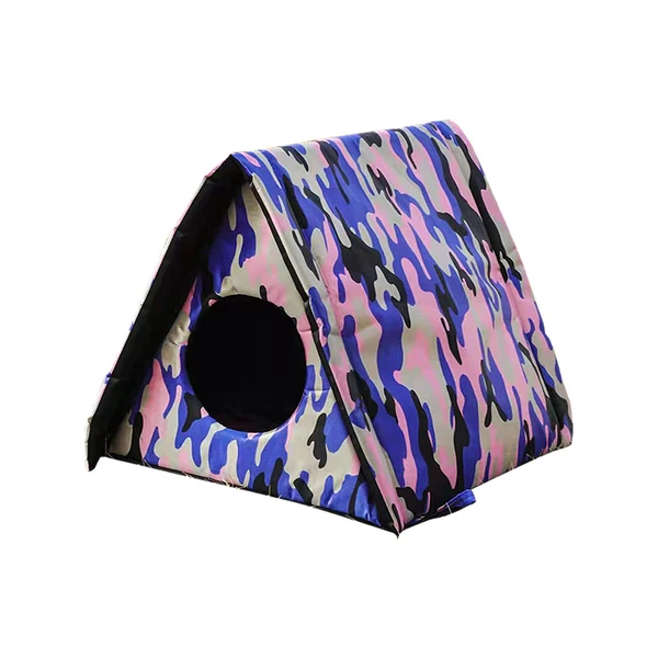 Convenient Maxbell Warm Stray Cats Shelter Waterproof Cat House Semi Enclosed Durable Accessory L Organic