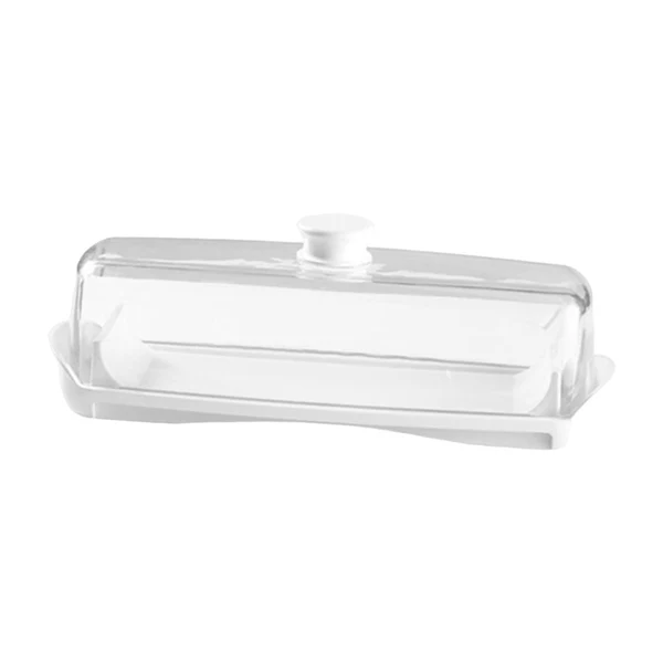 Selected Maxbell Butter Dish Large Capacity Kitchen Organization for Restaurant Biscuits Clear Prestigious
