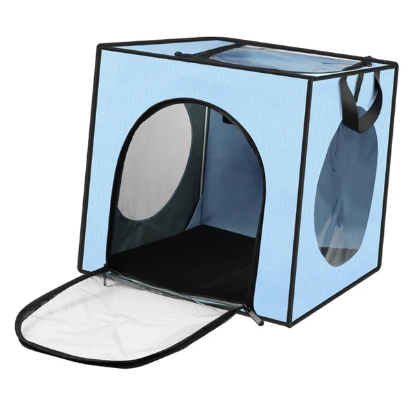 Minimalist Maxbell Pet Cats Dogs Hair Drying Box Foldable Dryer Case Drying Room Lightweight Blue Superior