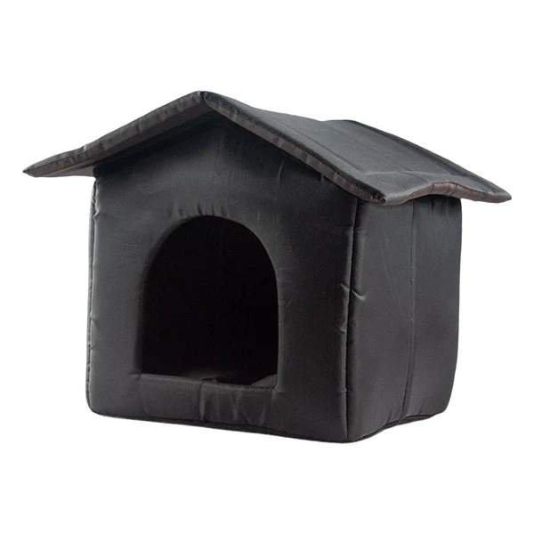 Trendy Maxbell Portable Outdoor Cat House Weatherproof Pet Bed Kitten House Winter Black Breathable