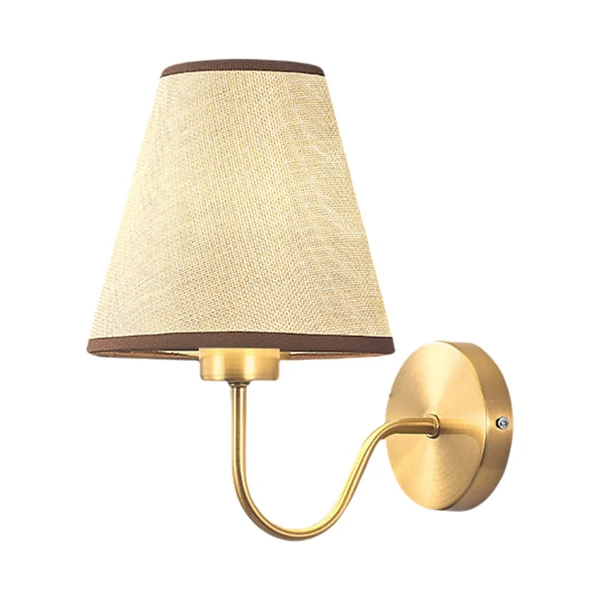 Stylish Maxbell Modern Wall Lights Fixture E27 Lamp Shade for Dining Room Indoor Staircase beige Organic