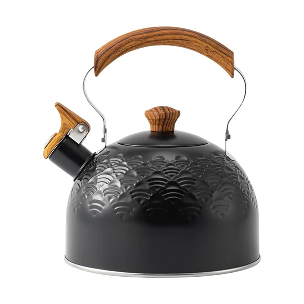 Soft Maxbell Whistling Kettle Pots for All Stove Black Lightweight