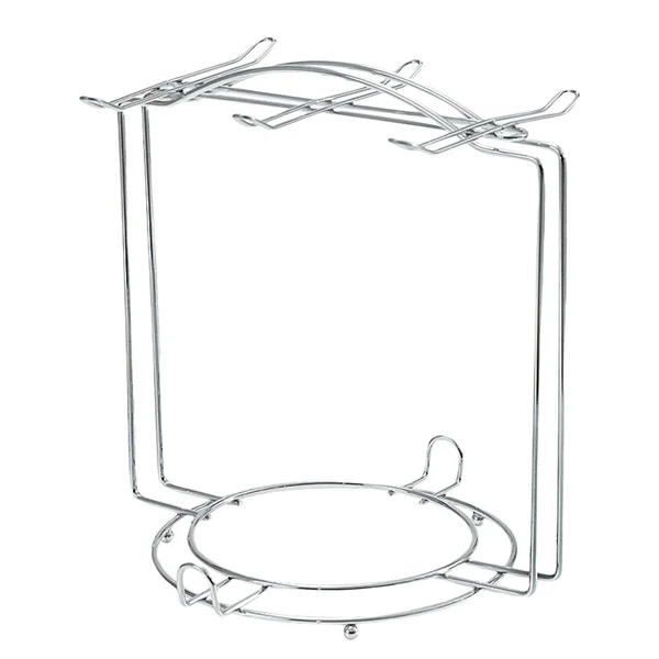 Eco-Friendly Maxbell Metal Coffee Cup Holder Organizer Rack Water Drainer for Countertop Tabletop Argent Original Design