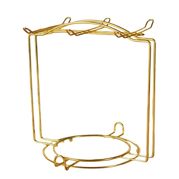 Easy-to-Use Maxbell Metal Coffee Cup Holder Organizer Rack Water Drainer for Countertop Tabletop Aureate Elite