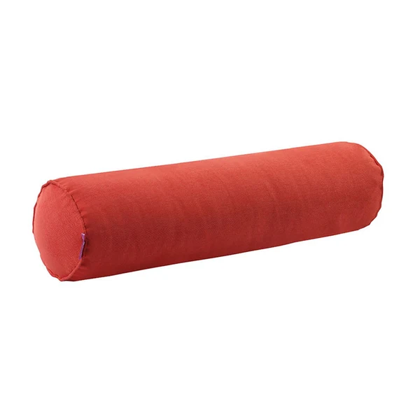 Organic Maxbell Round Neck Pillow Hollow Cotton Soft Comfortable for Office Vertebra Car Orange red Versatile