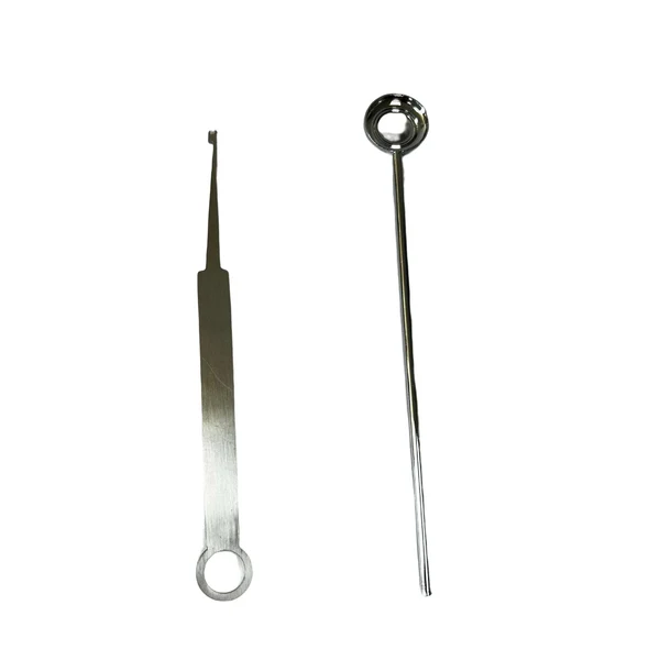 High-End Maxbell Clarinet Reed Needle Tool Spring Hook for Saxophone Clarinet Woodwind Instrument Reed Needle and Cap Versatile