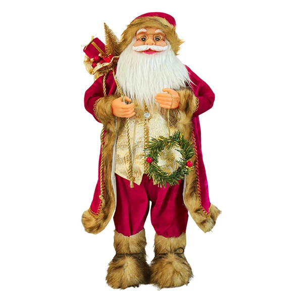 Effective Maxbell Standing santa claus Figurines Decration for Indoor Window First-Class