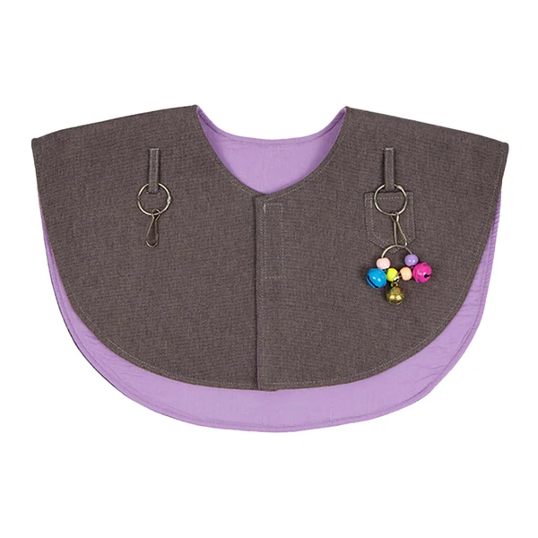 Clean Maxbell Parrot Anti Scratch Shoulder Protector Anti Bite for Macaws Cockatiel Budgie violet Easy-to-Use