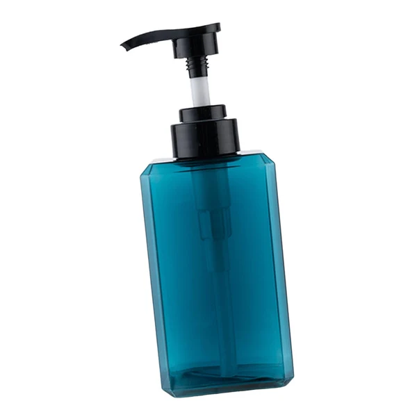 Traditional Maxbell 1Pack Liquid Soap Dispenser Empty Bottle for Tabletop Wash Room Hand Soap 450ml Blue Fashionable