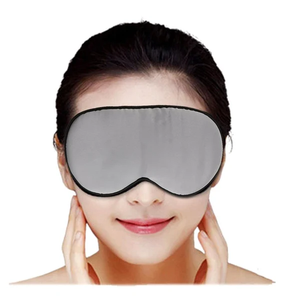 Carefully Designed Silk Sleep Eye Mask Shade Cover Travel Plane Sleeping Relax Aid Blindfold 05 Enhanced