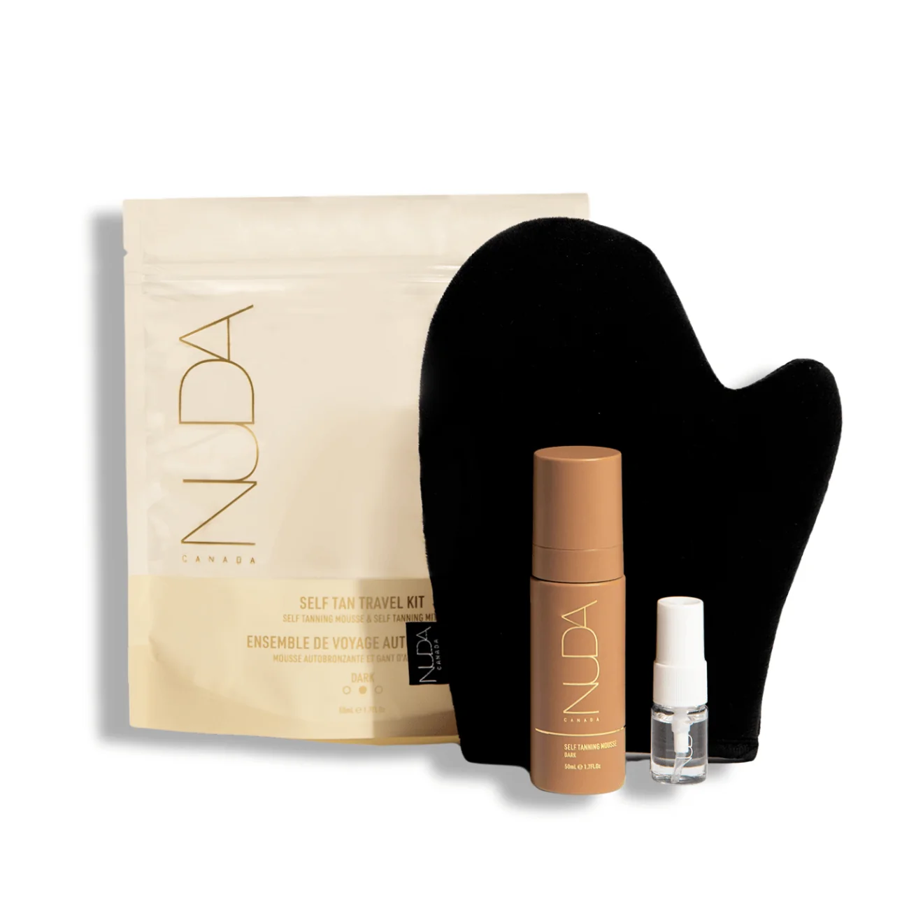 Functional Self Tan Travel Kit Breathable