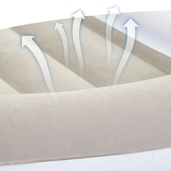 Smooth Maxbell Inflatable kids Bed Sturdy Folding for Sleepovers Car Back Seat with Belt Flexible
