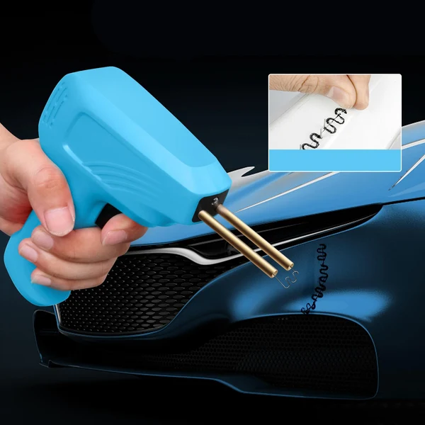 Elegant Maxbell Stapler Plastic Welding Machine Nailing for Repairing Bumpers Spoilers Blue Safe